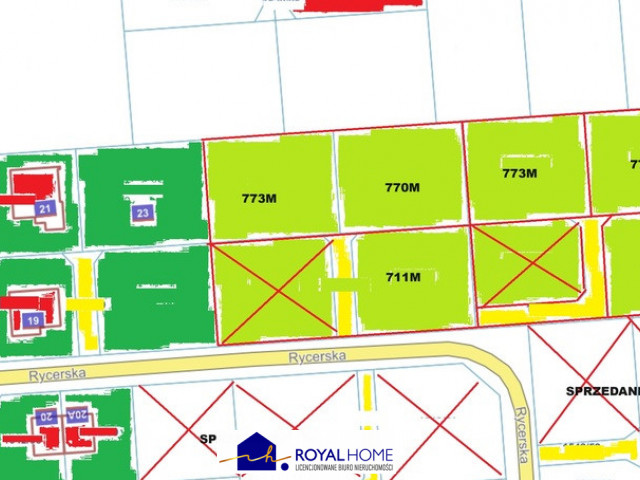 kompleks działek w Dobrej  od 230 zł/1m2