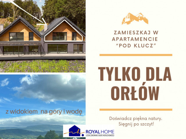 Apartament  z widokiem  na góry i wodę