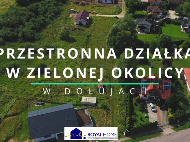 Przestronna działka w zielonej okolicy-Dołuje