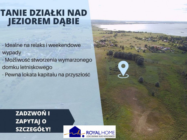 Tanie działki nad Jeziorem Dąbie.