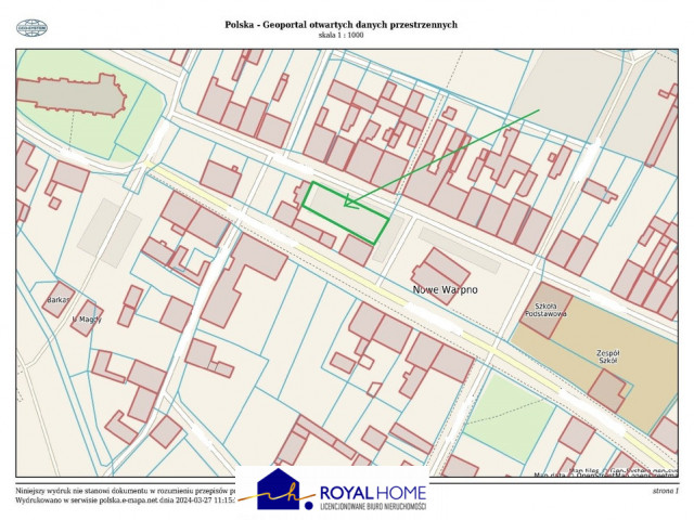Działka Sprzedaż Nowe Warpno