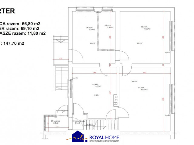 Bliźniak do remontu 529 tys. działka ok. 900 m2